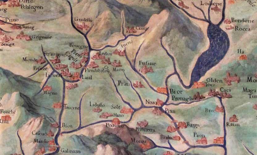 Mappa Val Pertica